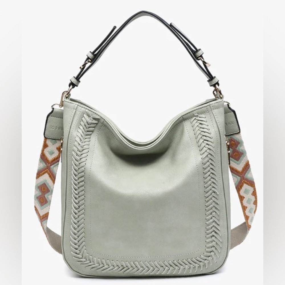 NEW LIGHT SAGE ARIS SMALL HOBO BAG
